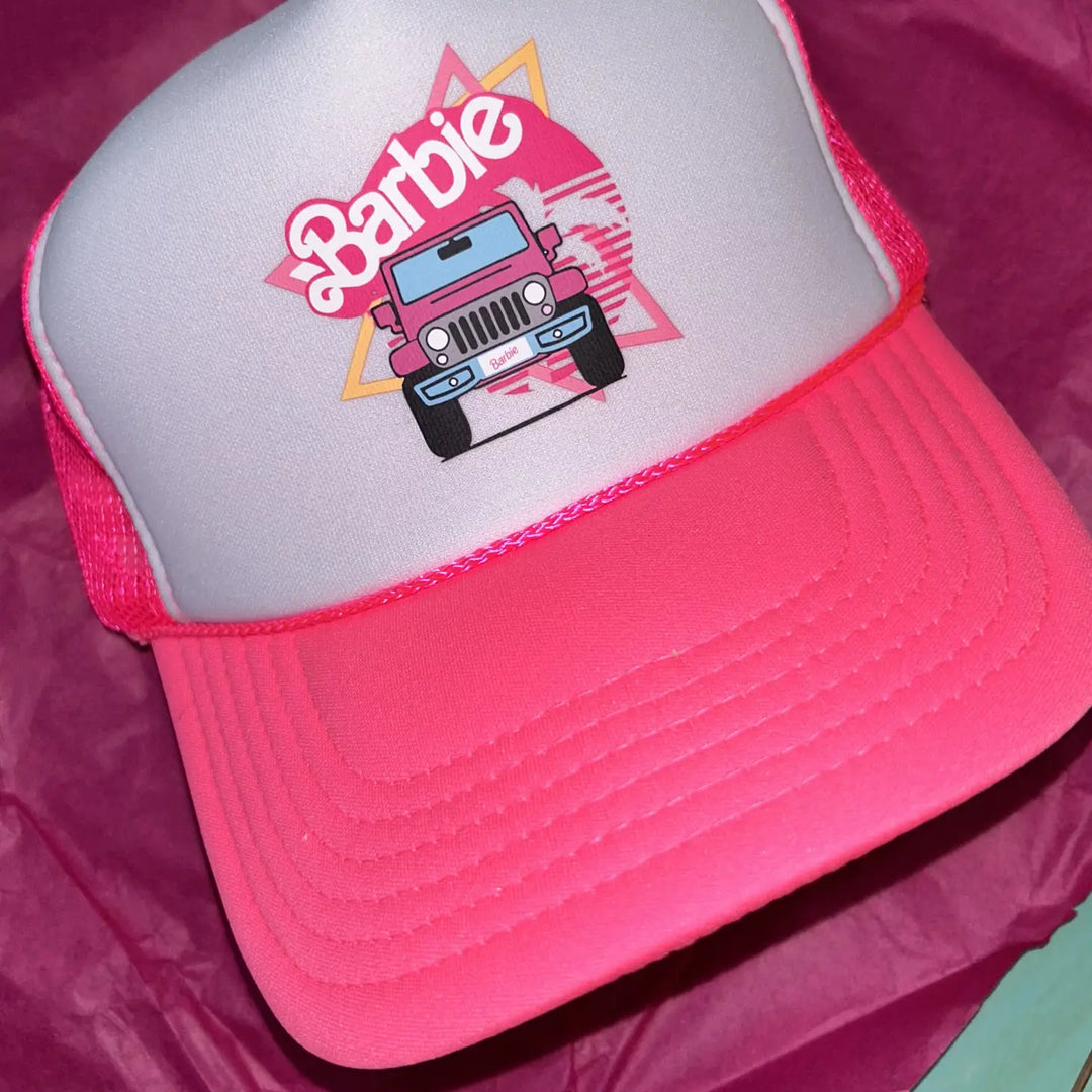VC Foam Trucker Hats- Barbie Edition
