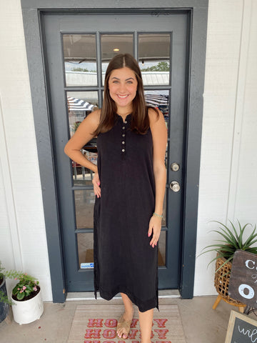 The Rae Mineral Washed Maxi Dress