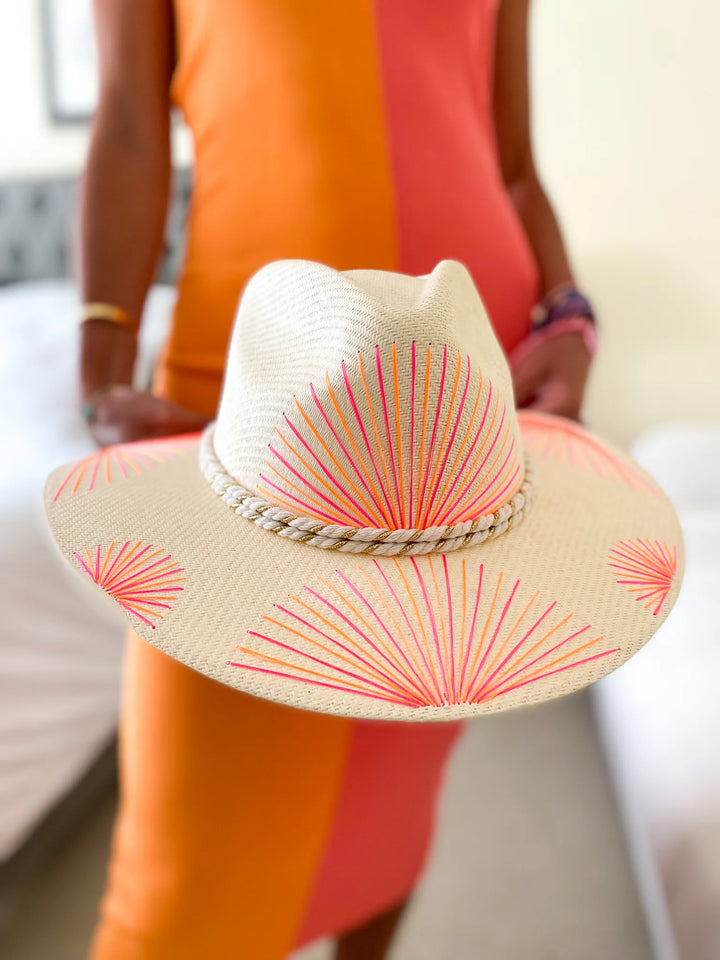 The Palo de Yucca Embroidered Straw Hat