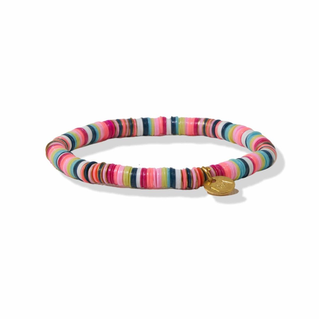 Grace Stripe and Multi Mix Strech Bracelet